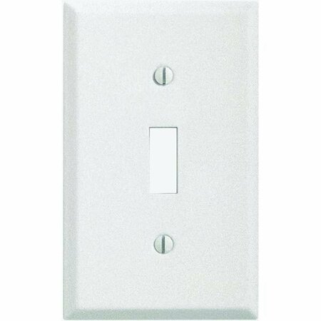 JACKSON DEERFIELD Pro-White Steel Wrinkle Switch Wall Plate 8WK101